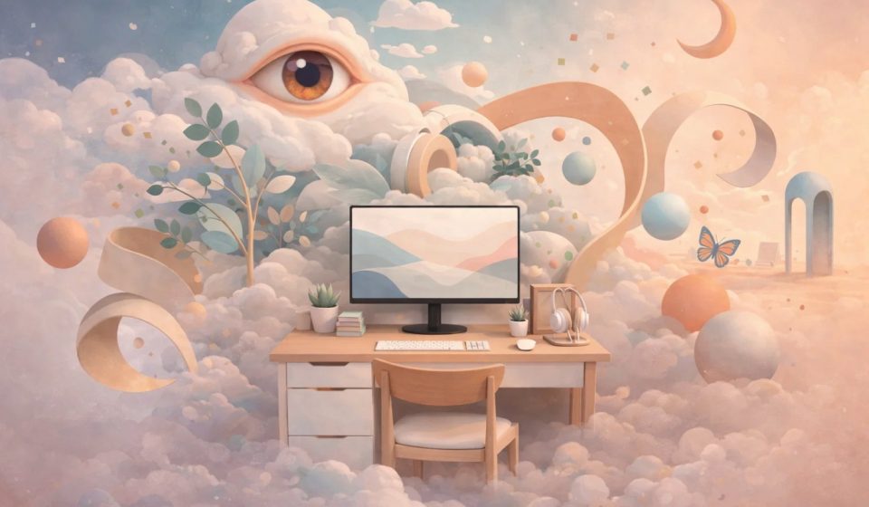 Featured Image for a small desk setup.