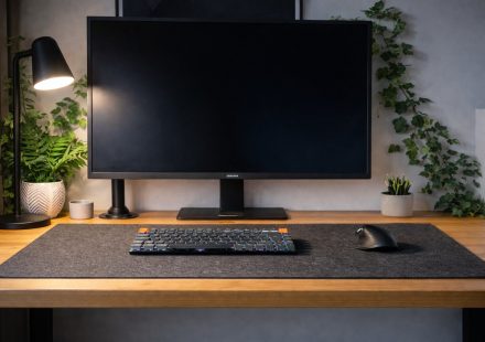 Small Desk With Foliage