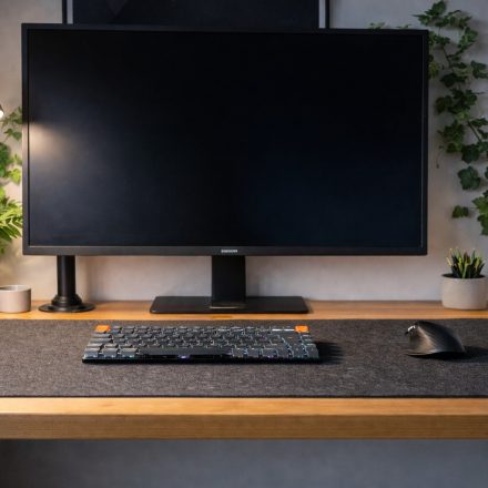 Small Desk With Foliage