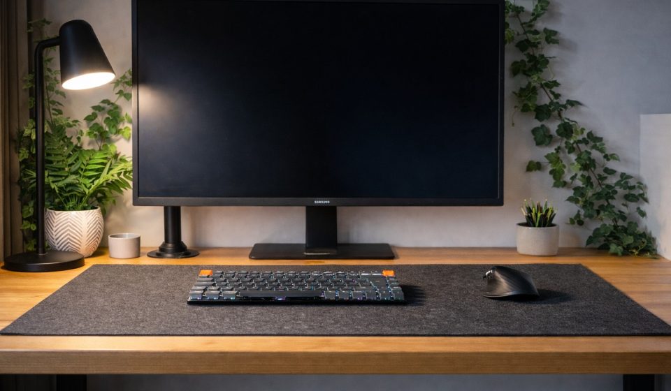 Small Desk With Foliage