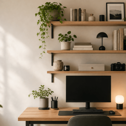 Home office shelving ideas