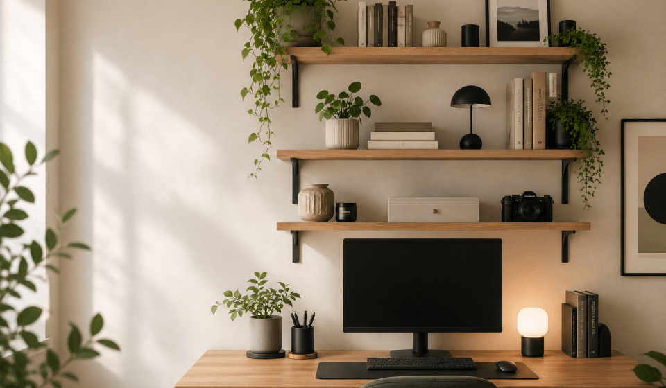 Home office shelving ideas